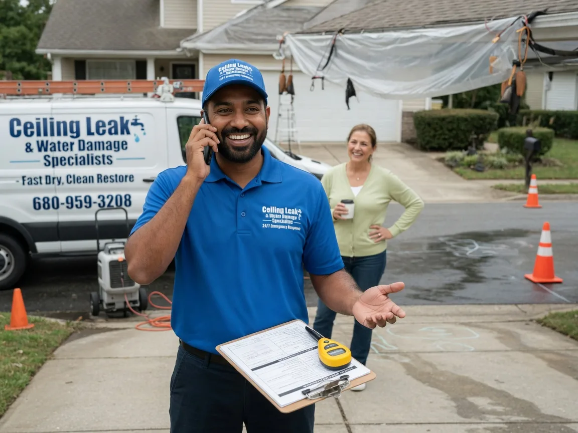 Ceiling Leak Cleanup Lenhartsville, PA FAQs